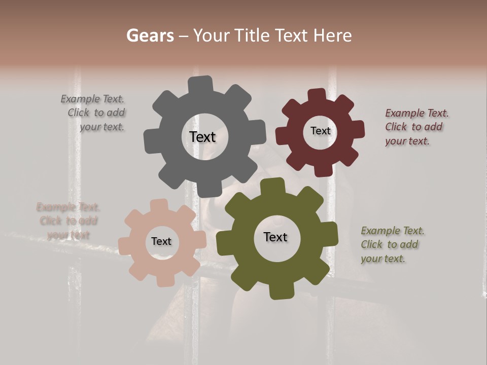 Incarcerated Row Space PowerPoint Template