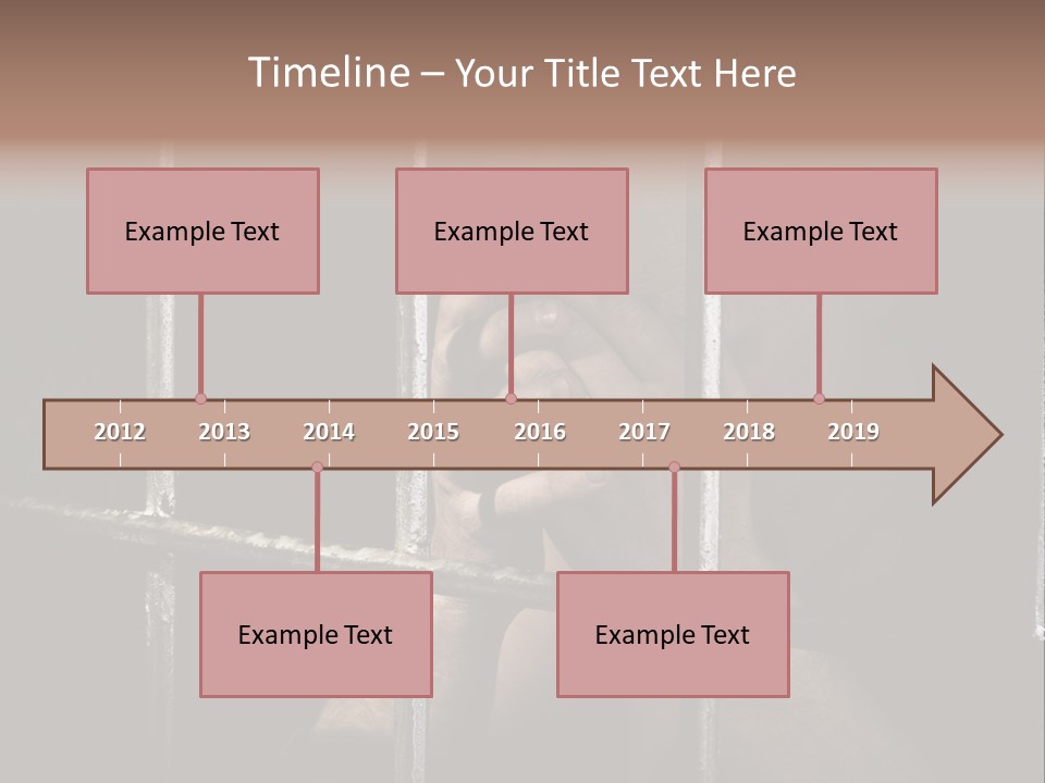 Incarcerated Row Space PowerPoint Template