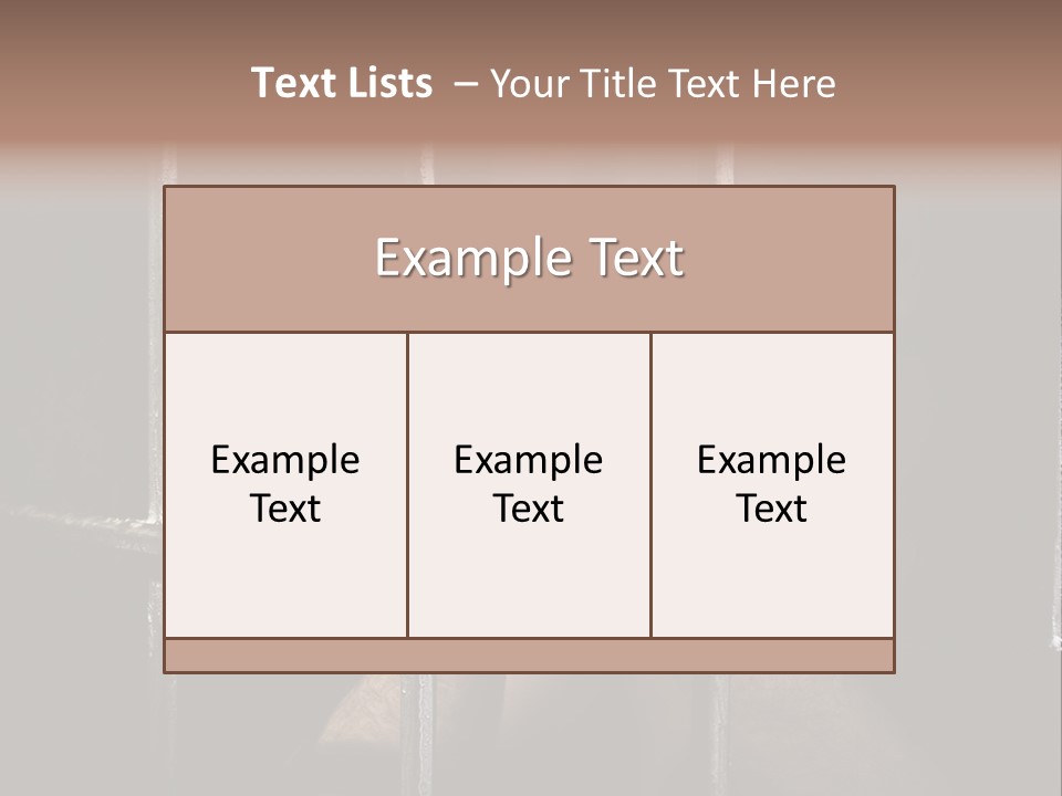 Incarcerated Row Space PowerPoint Template