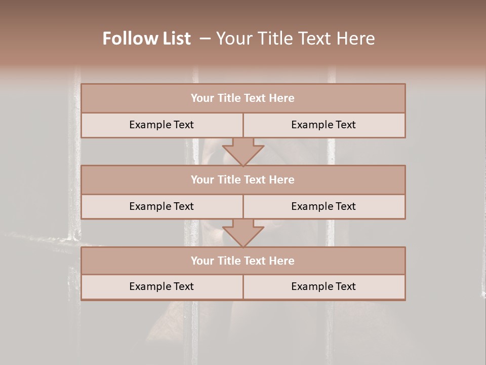 Incarcerated Row Space PowerPoint Template