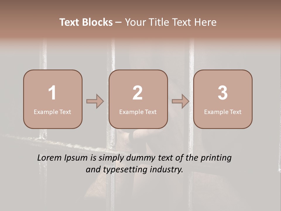 Incarcerated Row Space PowerPoint Template