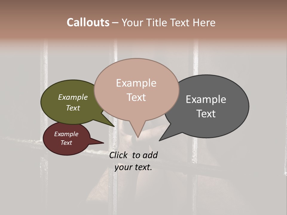 Incarcerated Row Space PowerPoint Template