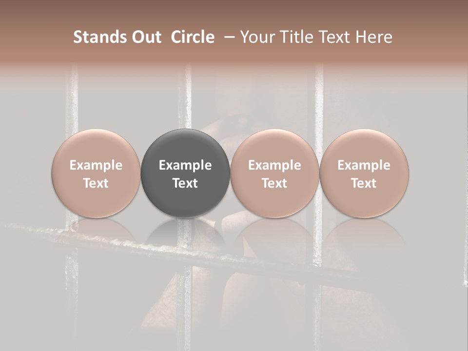 Incarcerated Row Space PowerPoint Template