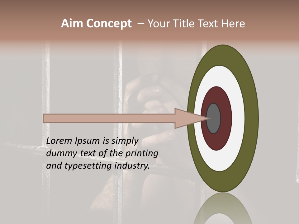 Incarcerated Row Space PowerPoint Template