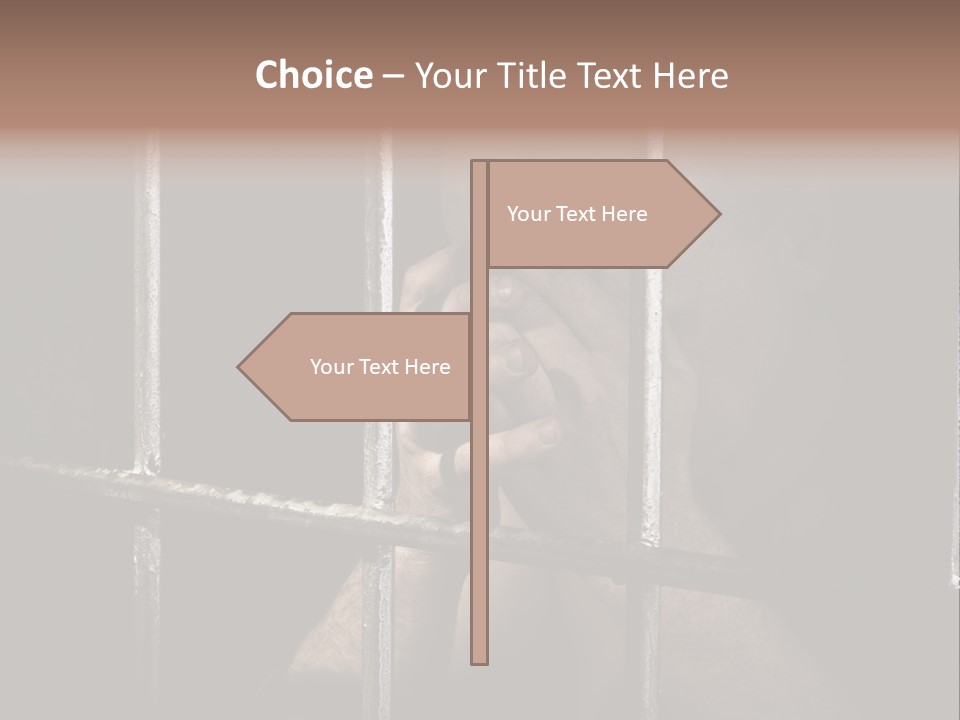 Incarcerated Row Space PowerPoint Template