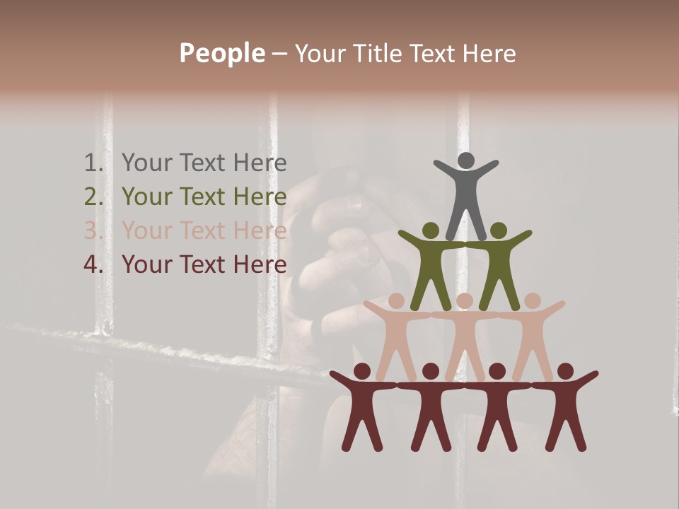 Incarcerated Row Space PowerPoint Template