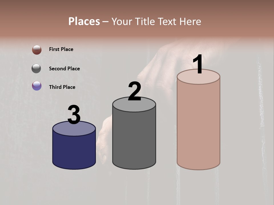Prisoner Lock Depression PowerPoint Template