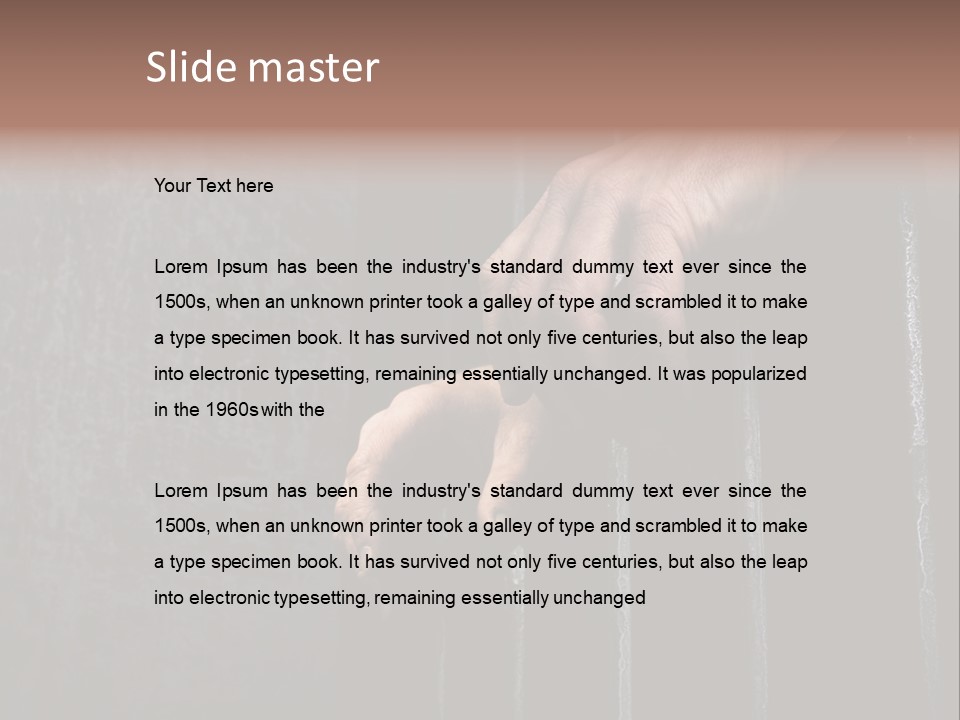 Prisoner Lock Depression PowerPoint Template