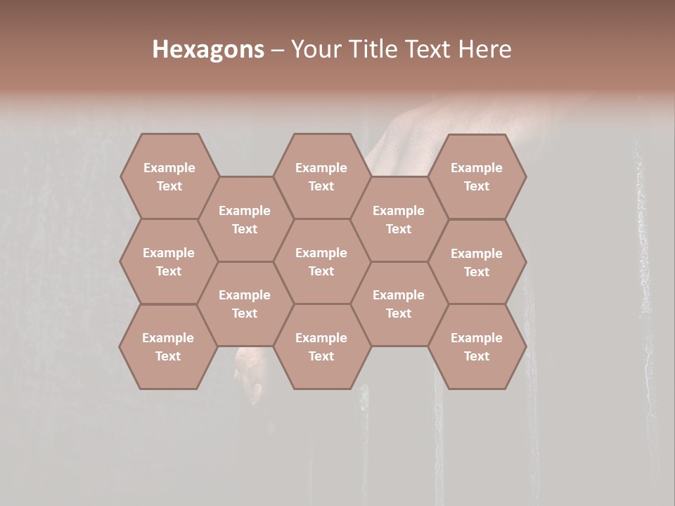 Prisoner Lock Depression PowerPoint Template