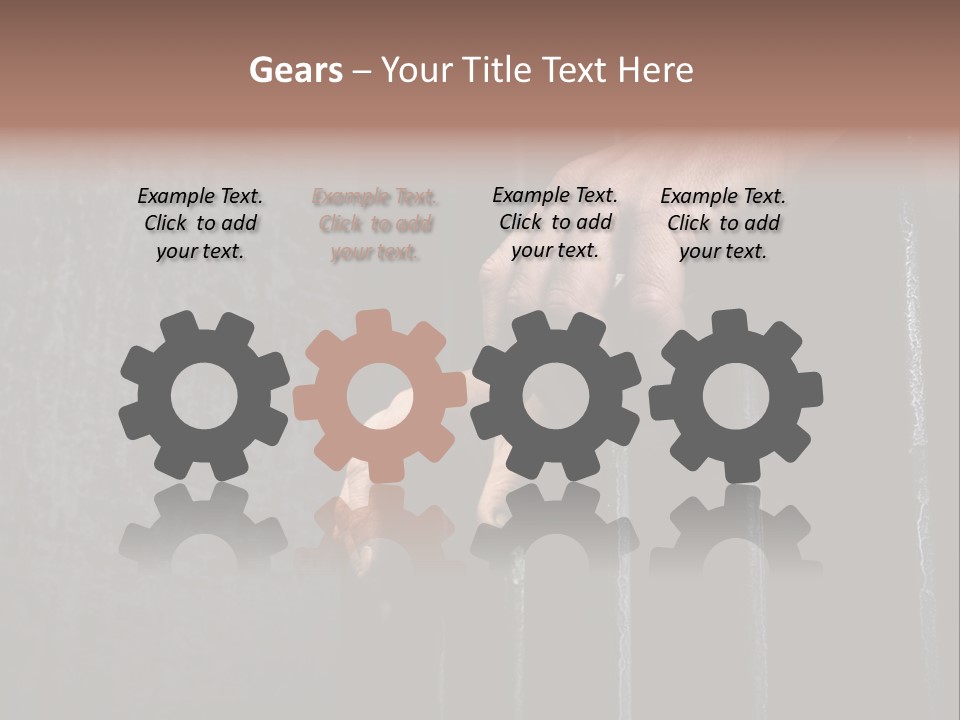 Prisoner Lock Depression PowerPoint Template