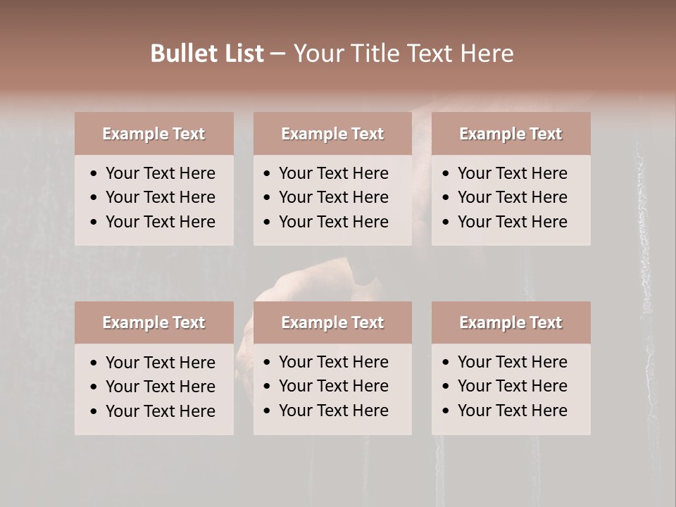 Prisoner Lock Depression PowerPoint Template