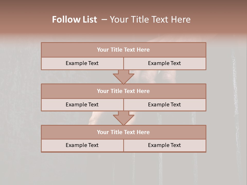 Prisoner Lock Depression PowerPoint Template