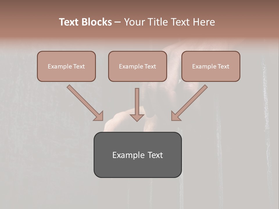 Prisoner Lock Depression PowerPoint Template