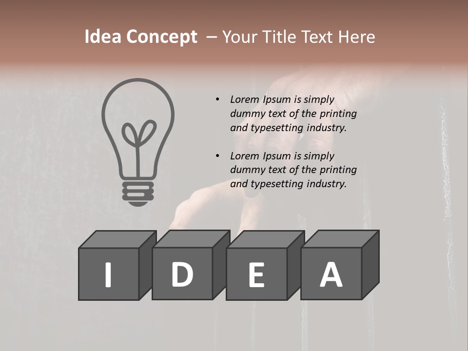 Prisoner Lock Depression PowerPoint Template