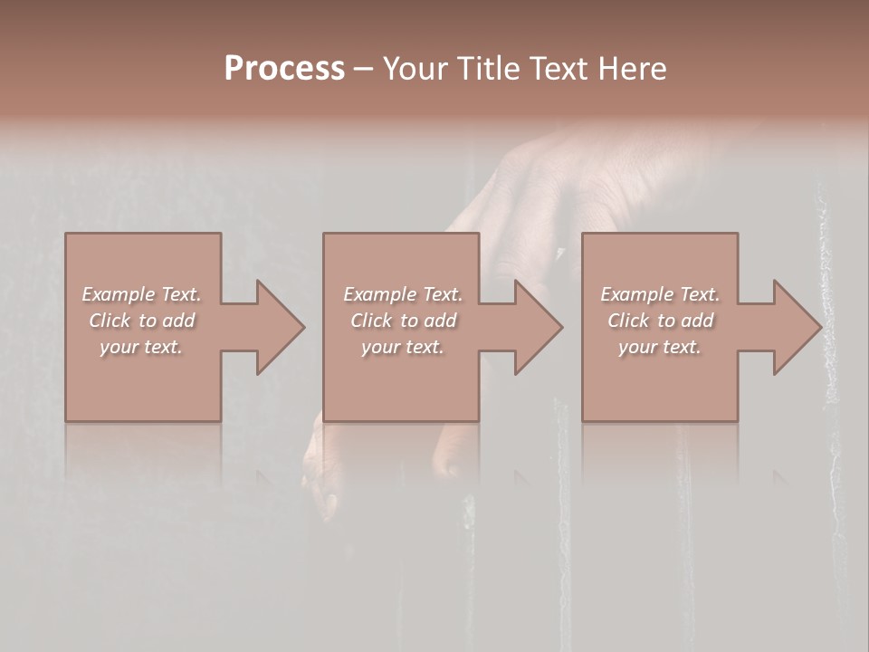 Prisoner Lock Depression PowerPoint Template
