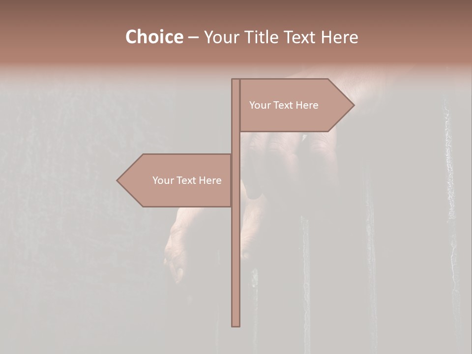 Prisoner Lock Depression PowerPoint Template
