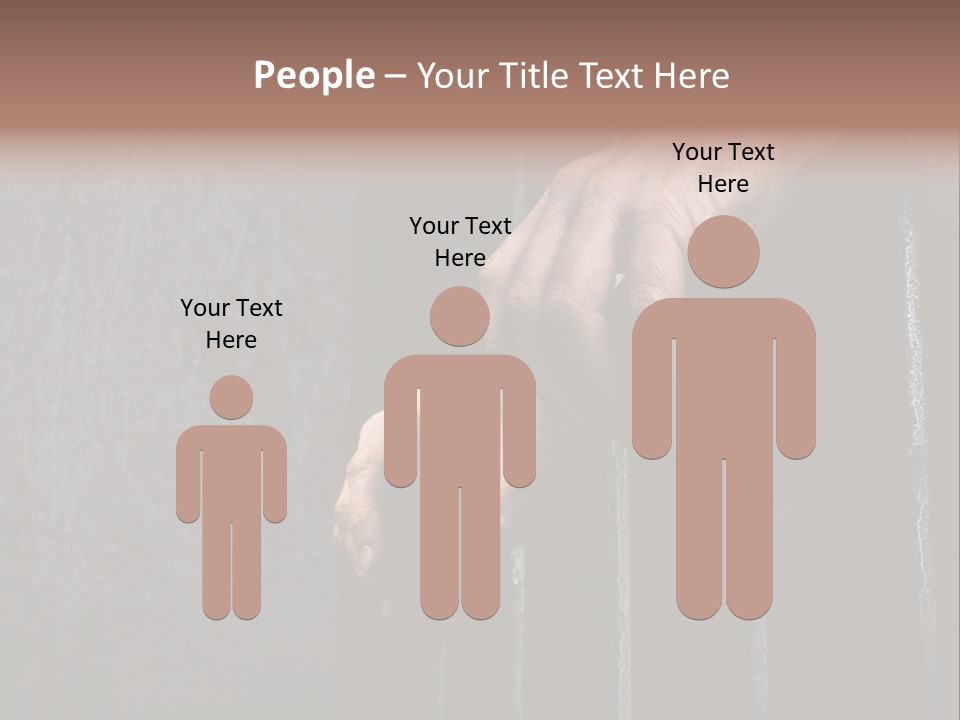 Prisoner Lock Depression PowerPoint Template