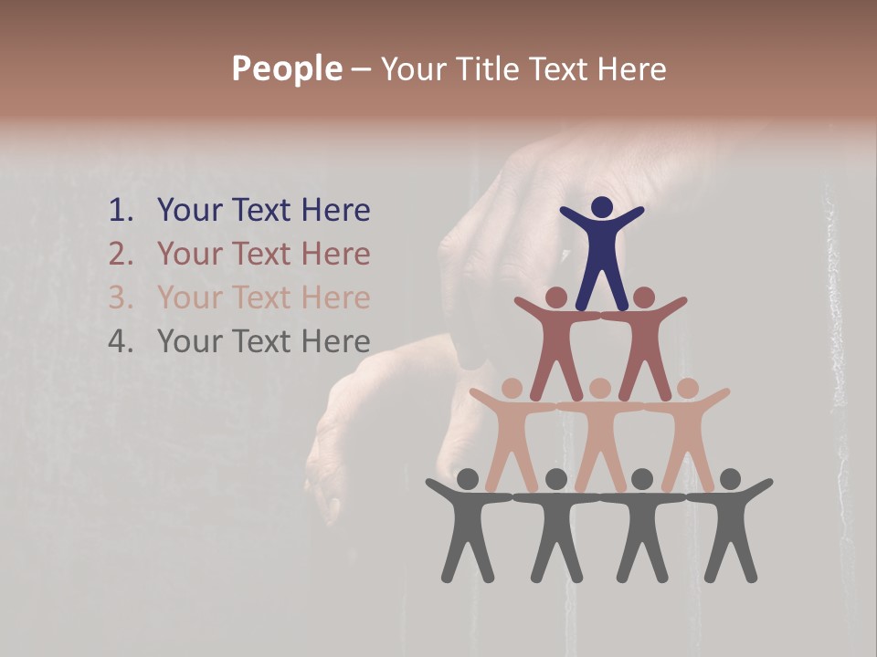 Prisoner Lock Depression PowerPoint Template