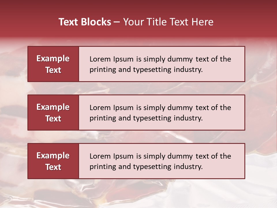 Hamon Horizontal Packaging PowerPoint Template