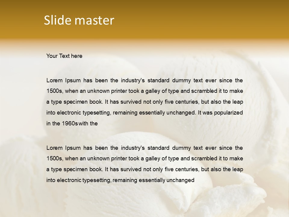 Sundae Food Freshness PowerPoint Template