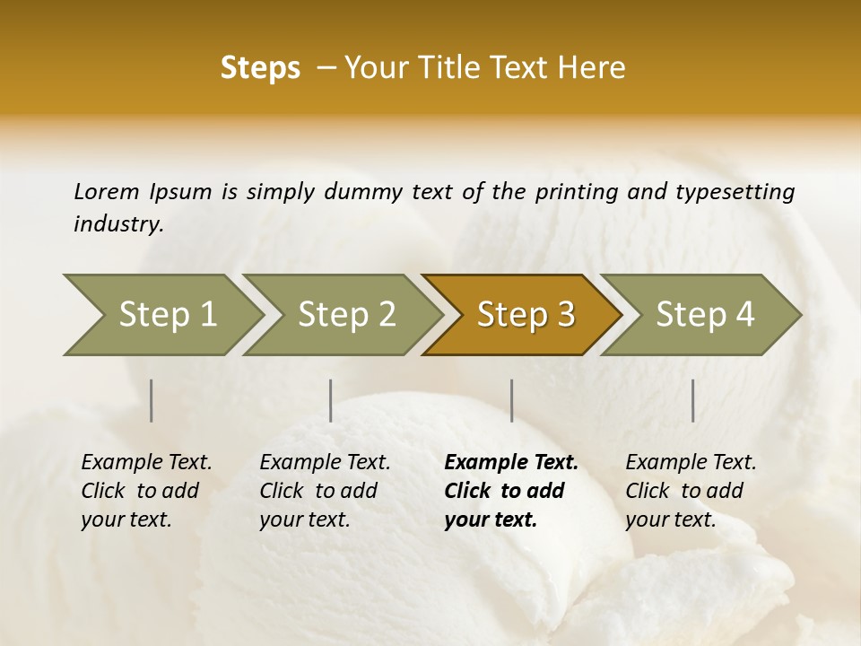 Sundae Food Freshness PowerPoint Template