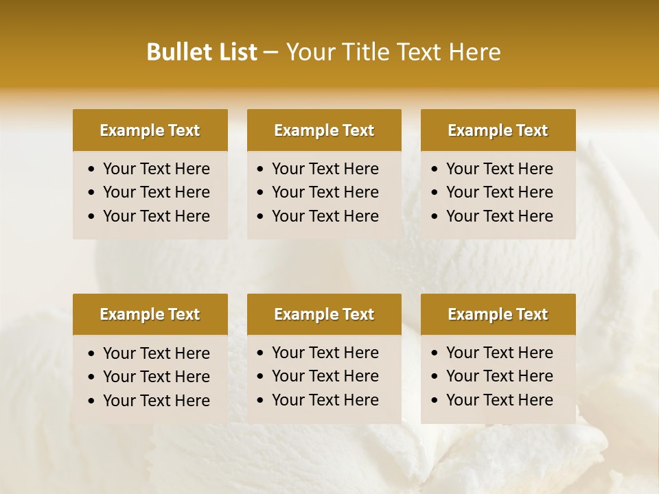 Sundae Food Freshness PowerPoint Template