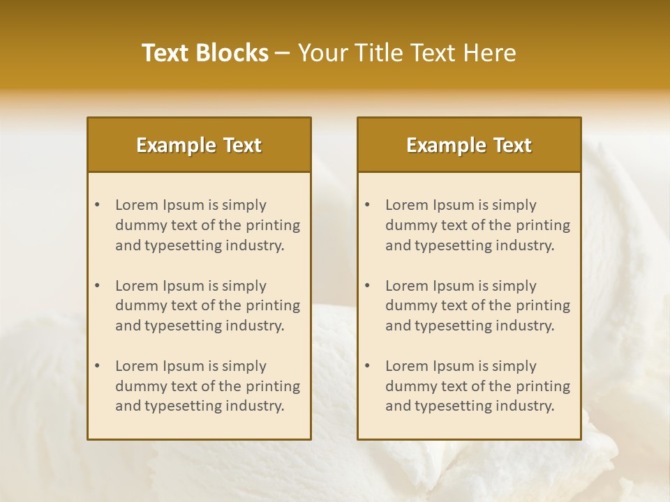 Sundae Food Freshness PowerPoint Template