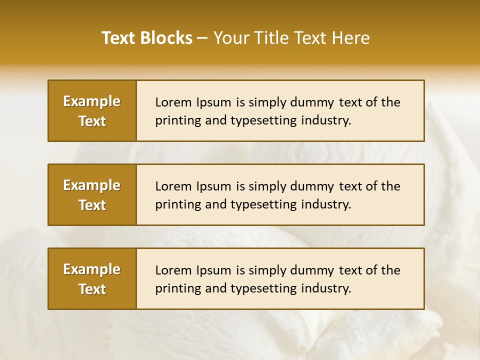 Sundae Food Freshness PowerPoint Template