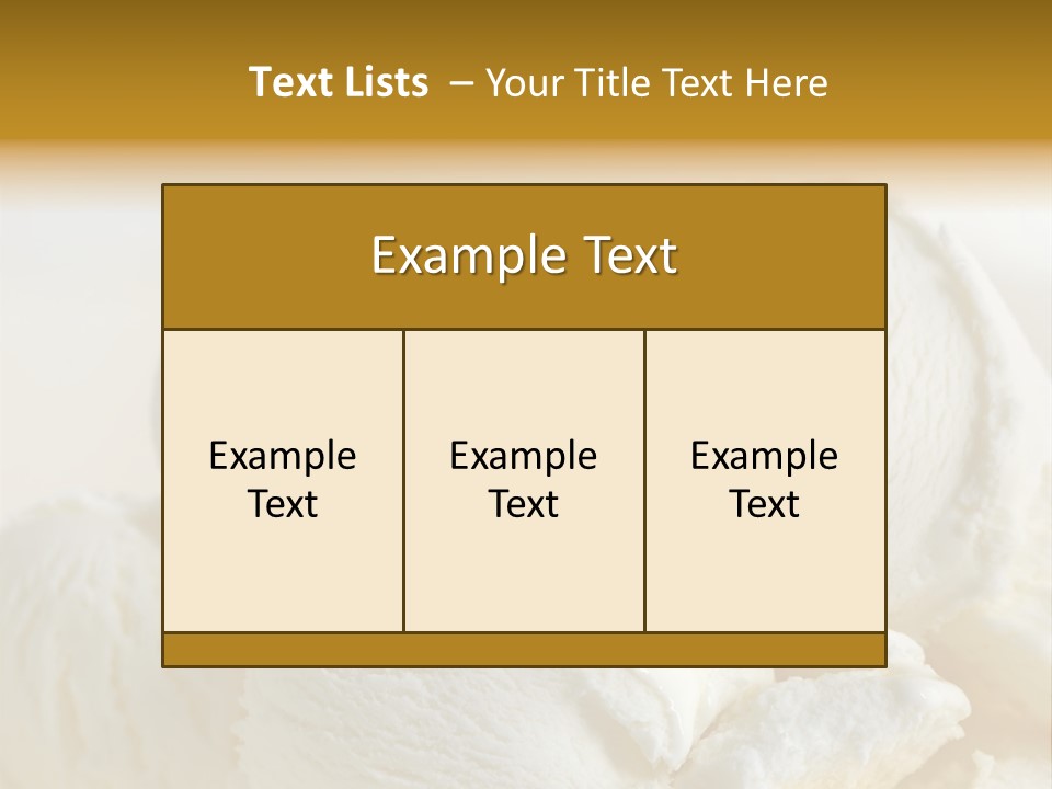 Sundae Food Freshness PowerPoint Template