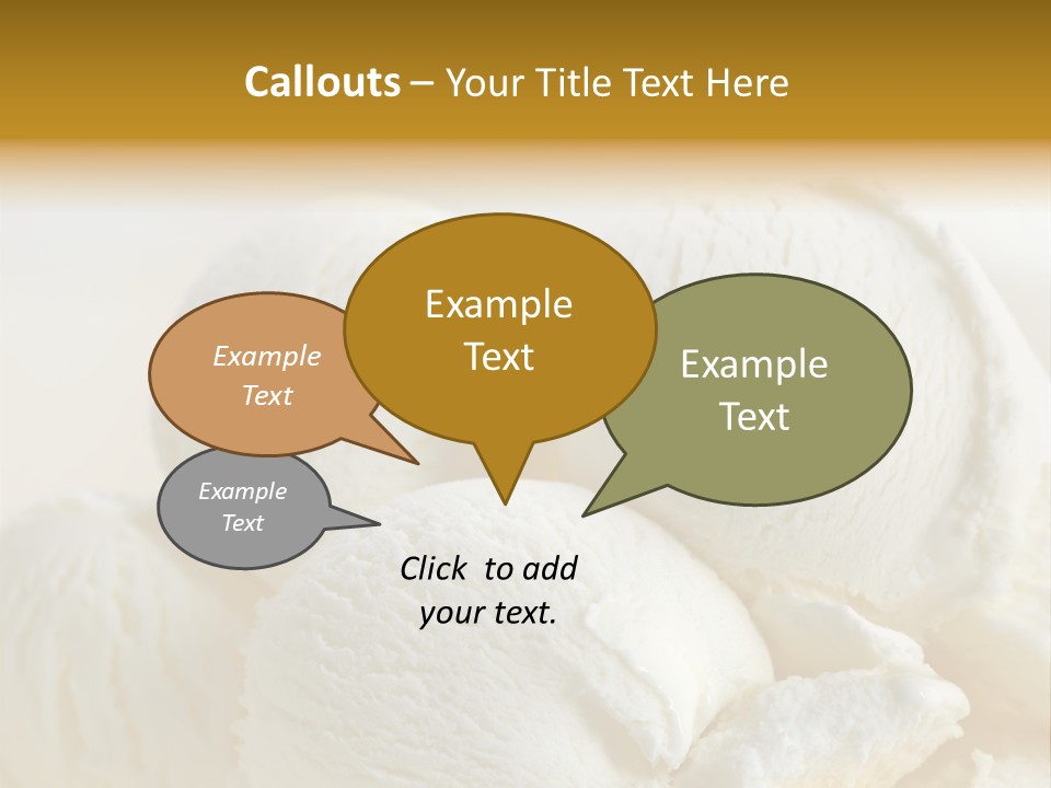 Sundae Food Freshness PowerPoint Template