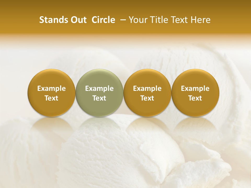 Sundae Food Freshness PowerPoint Template