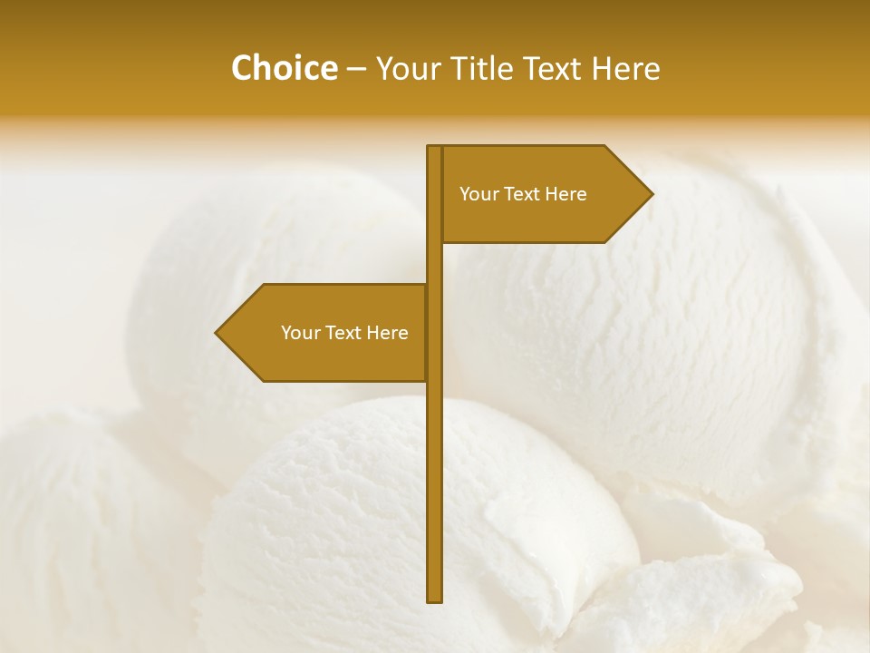 Sundae Food Freshness PowerPoint Template