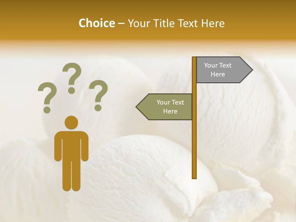 Sundae Food Freshness PowerPoint Template