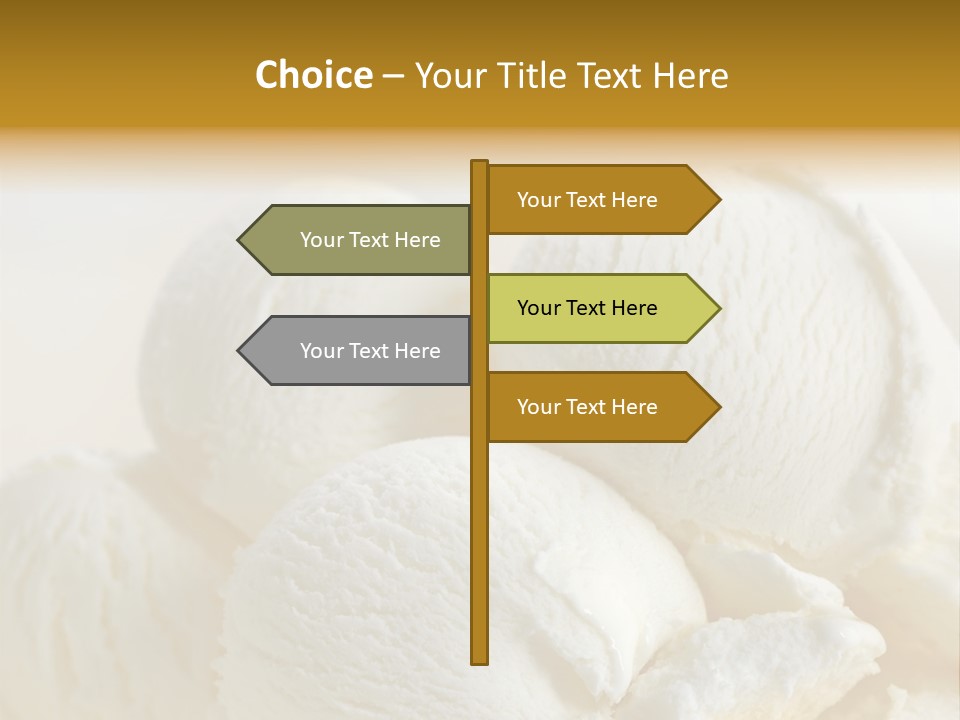 Sundae Food Freshness PowerPoint Template