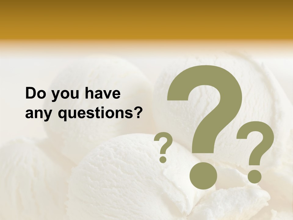 Sundae Food Freshness PowerPoint Template