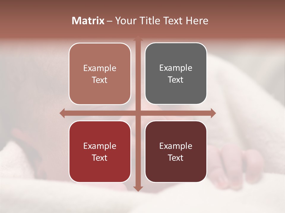 Family Fingernails Close Up PowerPoint Template