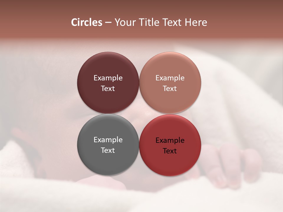 Family Fingernails Close Up PowerPoint Template