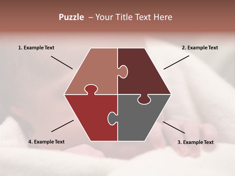 Family Fingernails Close Up PowerPoint Template