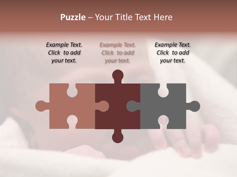 Family Fingernails Close Up PowerPoint Template