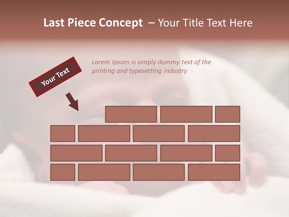 Family Fingernails Close Up PowerPoint Template