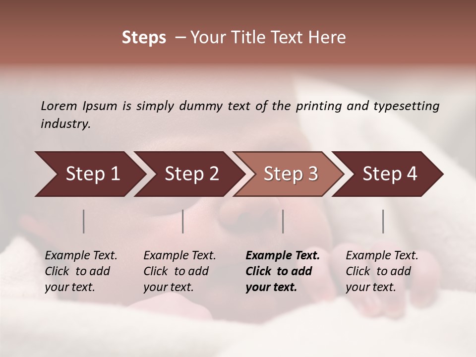 Family Fingernails Close Up PowerPoint Template
