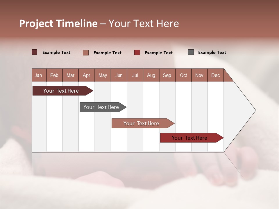 Family Fingernails Close Up PowerPoint Template