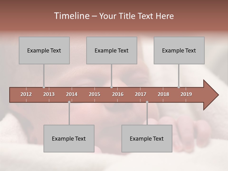 Family Fingernails Close Up PowerPoint Template