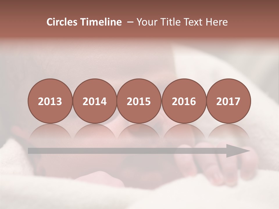 Family Fingernails Close Up PowerPoint Template