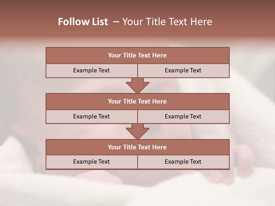 Family Fingernails Close Up PowerPoint Template