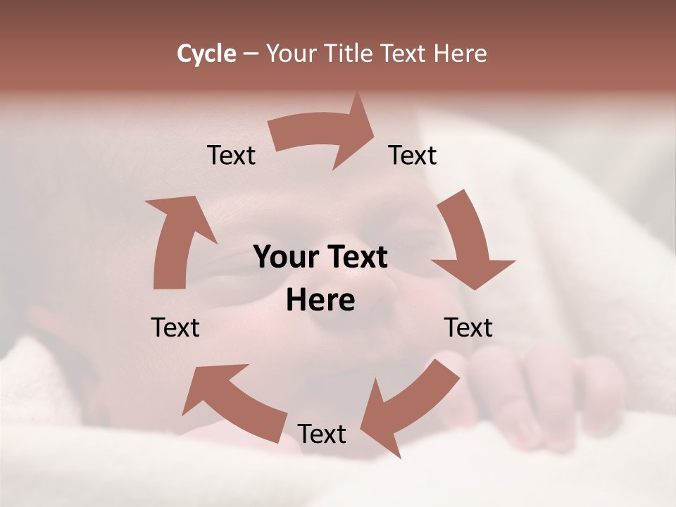 Family Fingernails Close Up PowerPoint Template