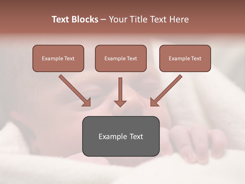 Family Fingernails Close Up PowerPoint Template