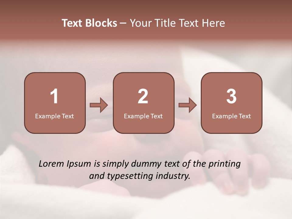 Family Fingernails Close Up PowerPoint Template