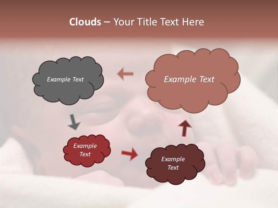 Family Fingernails Close Up PowerPoint Template