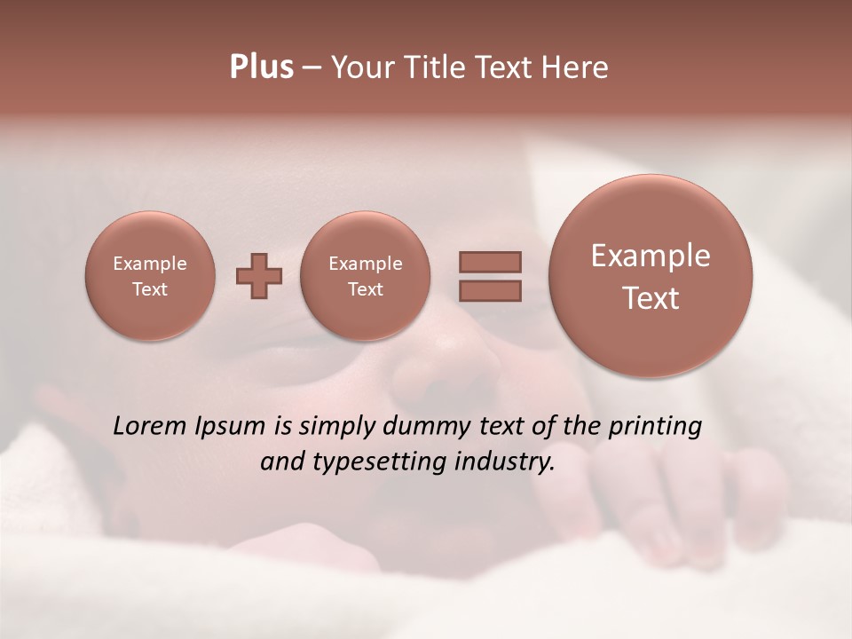 Family Fingernails Close Up PowerPoint Template